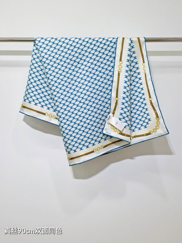 Celine silk scarf 90X90cm E45 (3)