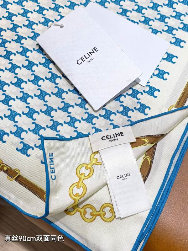 Celine silk scarf 90X90cm E45 (5)