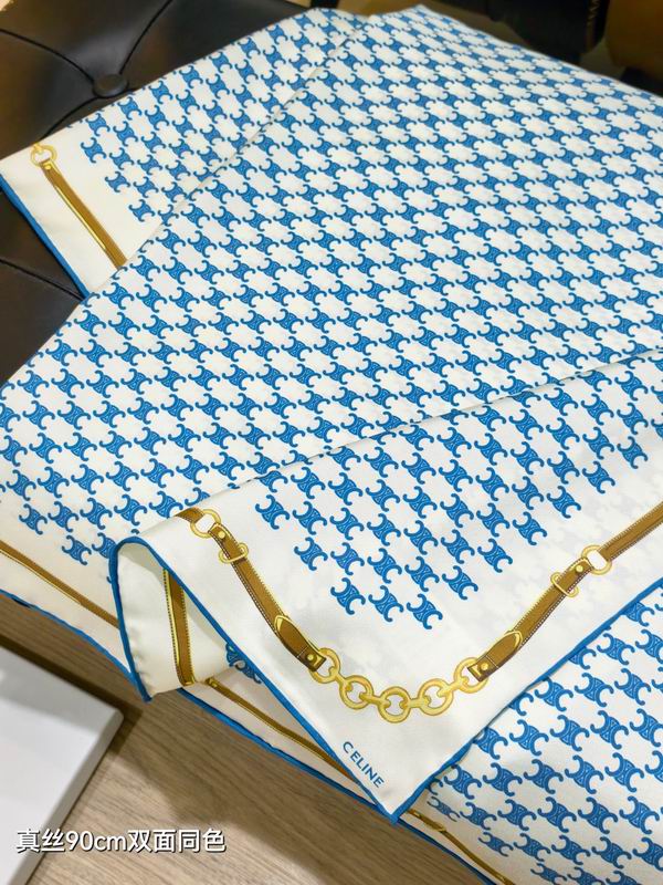 Celine silk scarf 90X90cm E45 (6)