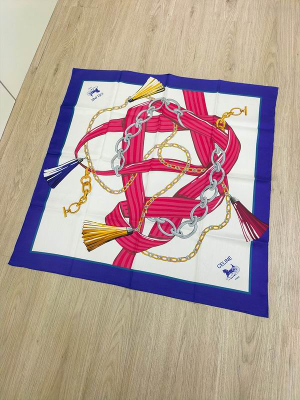 Celine silk scarf E (2)
