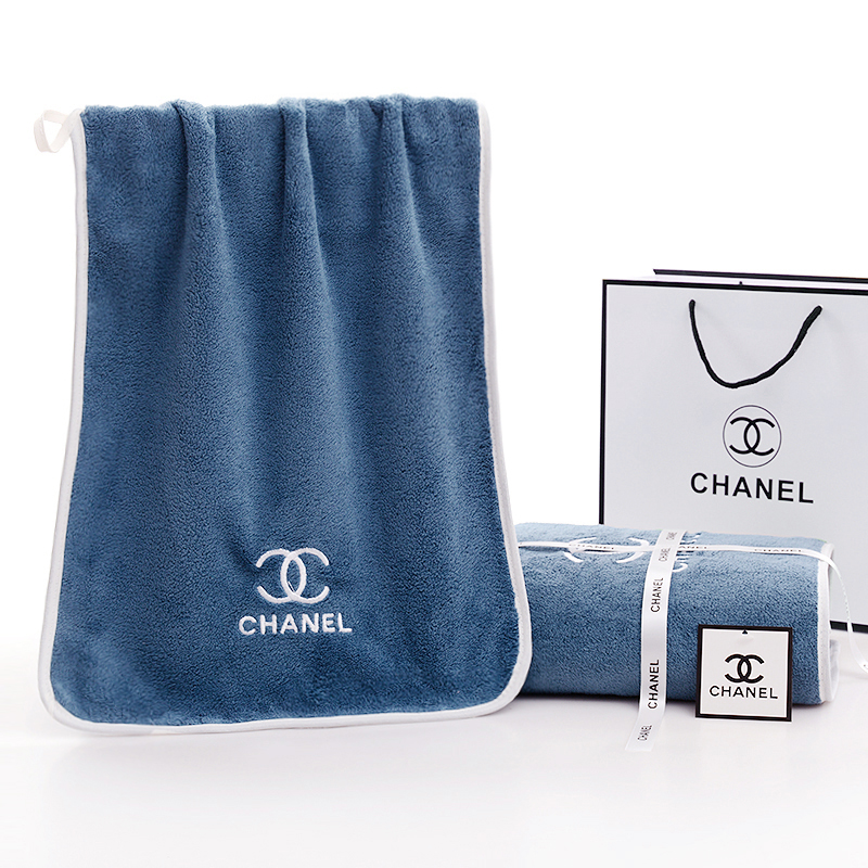 Chanel 浴巾70X140cm 毛巾35X75cm (3)