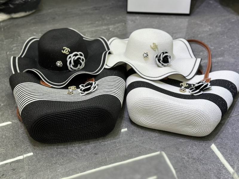 Chanel beach bag Hat dx (122)