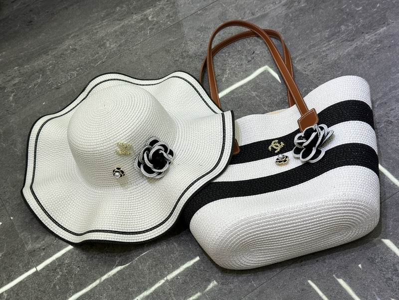 Chanel beach bag Hat dx (124)