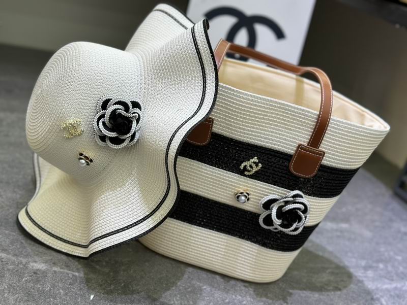 Chanel beach bag Hat dx (127)