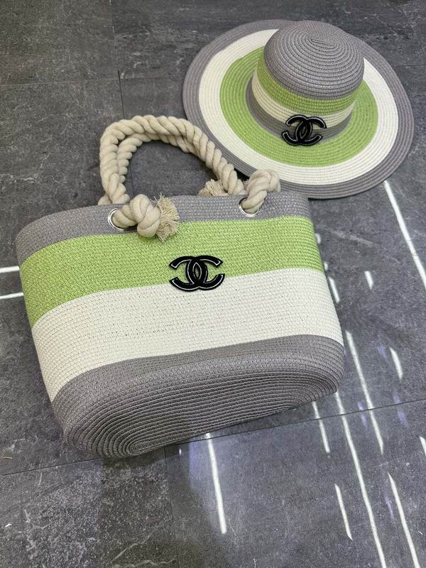 Chanel beach bag Hat dx (25)