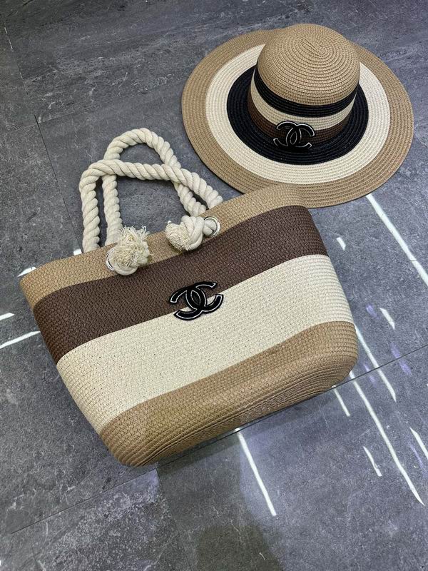 Chanel beach bag Hat dx (26)