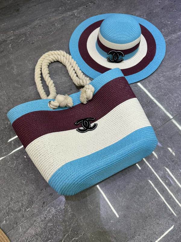 Chanel beach bag Hat dx (27)