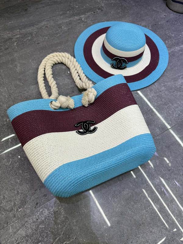 Chanel beach bag Hat dx (28)