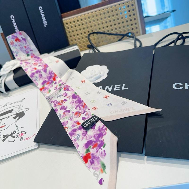 Chanel silk ribbon 120X6cm E 04 (12)