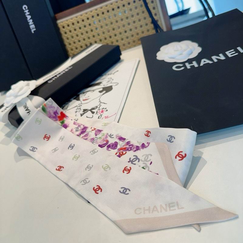 Chanel silk ribbon 120X6cm E 04 (15)