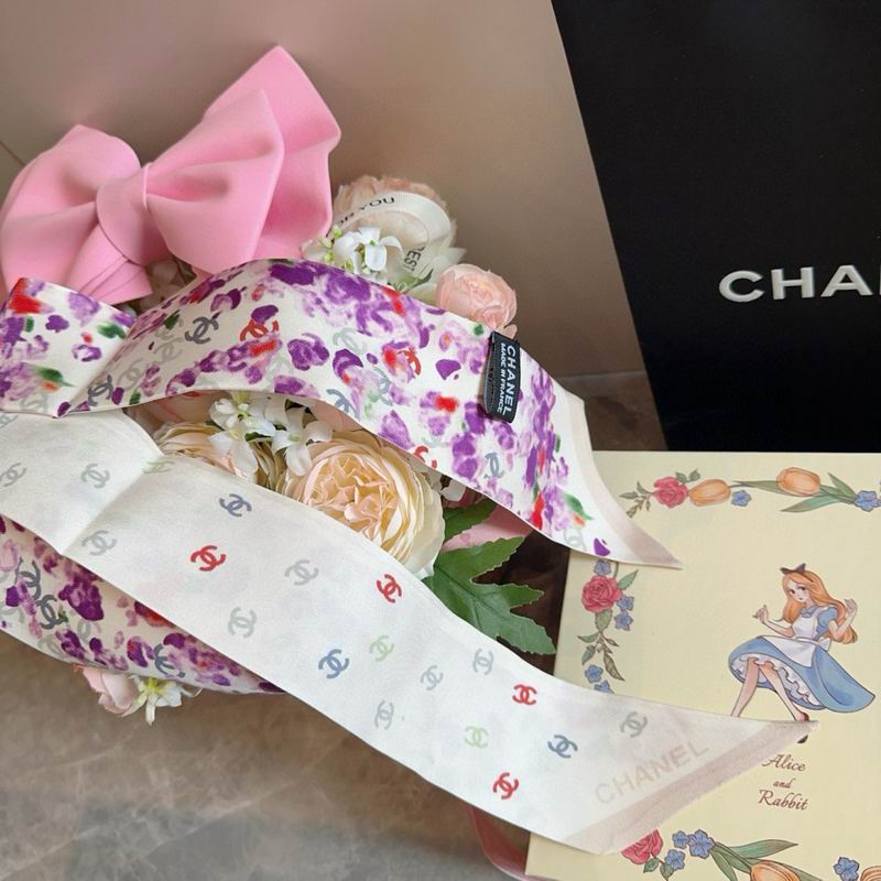Chanel silk ribbon 120X6cm E 04 (16)