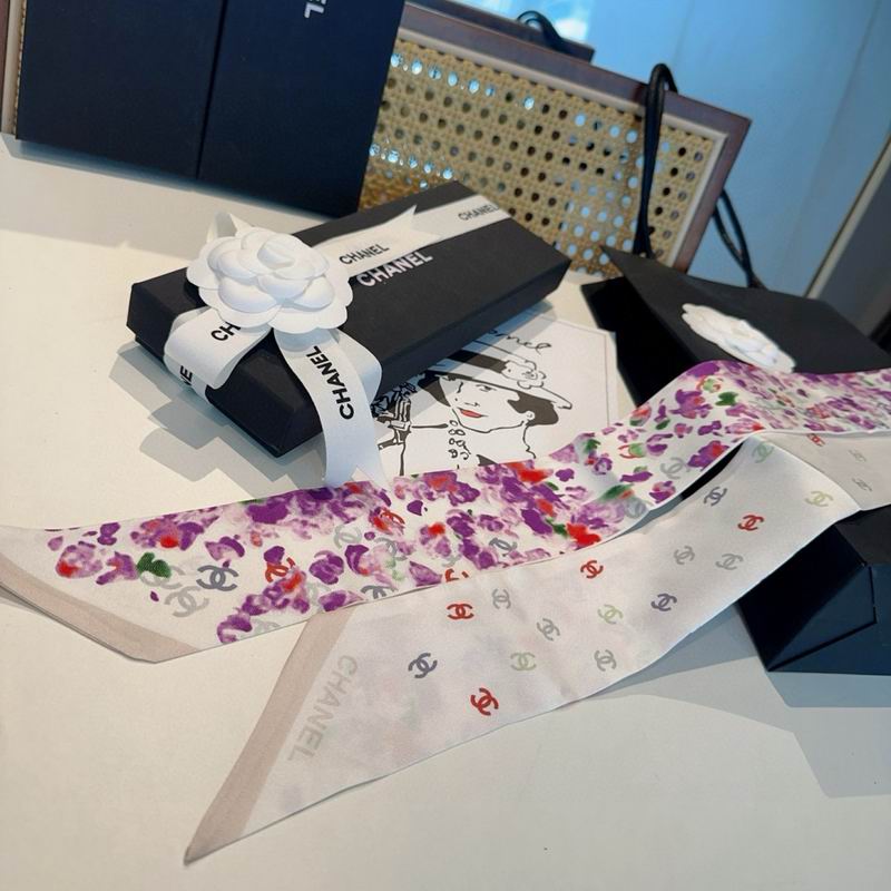 Chanel silk ribbon 120X6cm E 04 (17)