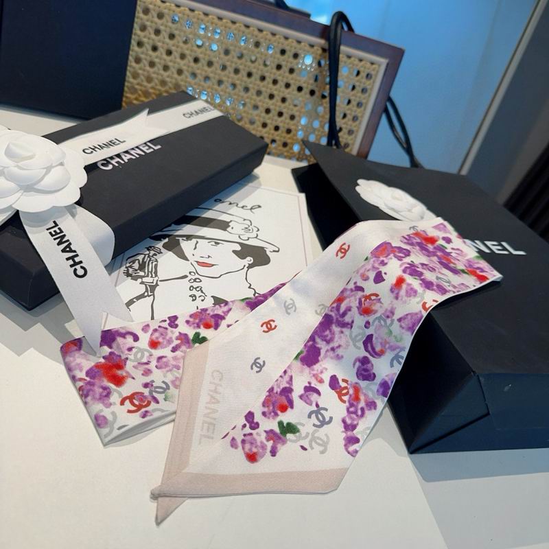 Chanel silk ribbon 120X6cm E 04 (18)