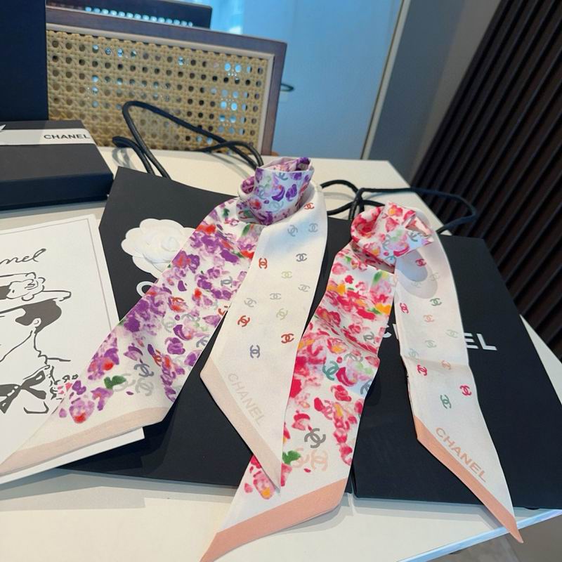 Chanel silk ribbon 120X6cm E 04 (19)