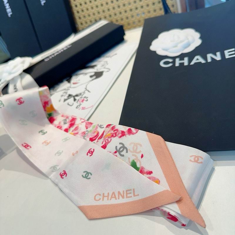Chanel silk ribbon 120X6cm E 04 (21)