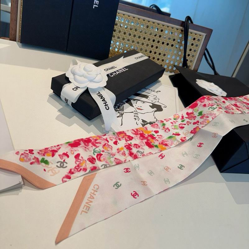 Chanel silk ribbon 120X6cm E 04 (27)