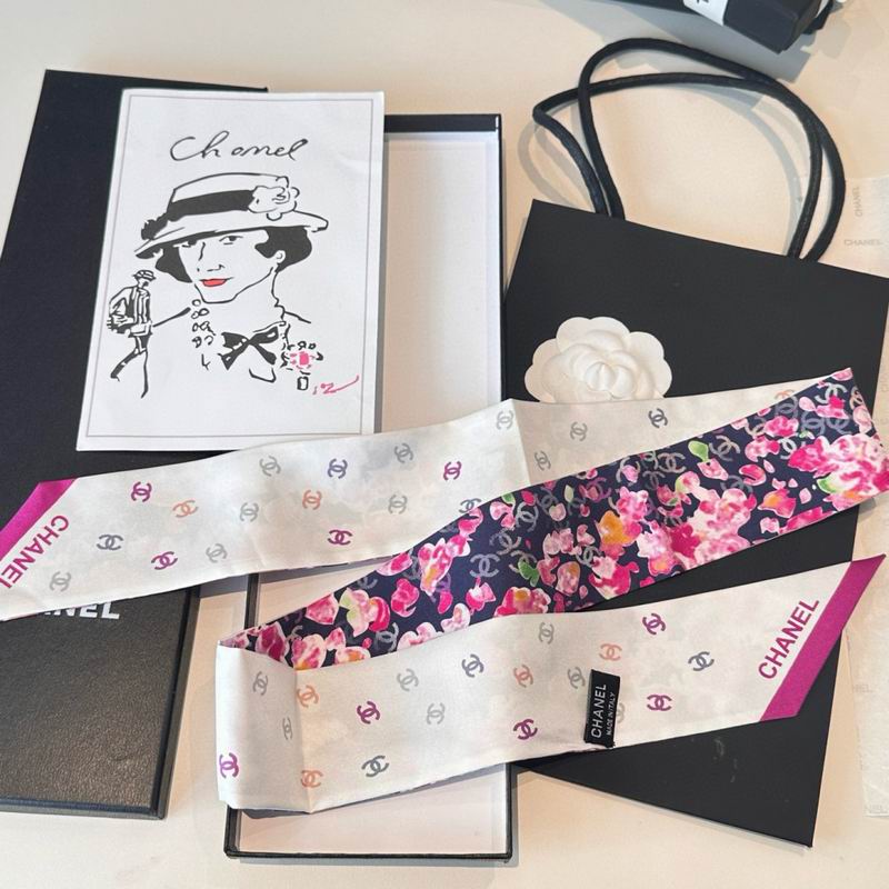 Chanel silk ribbon 120X6cm E 04 (33)