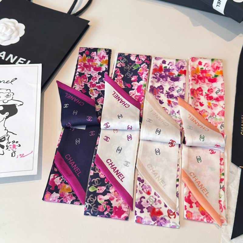 Chanel silk ribbon 120X6cm E 04 (43)