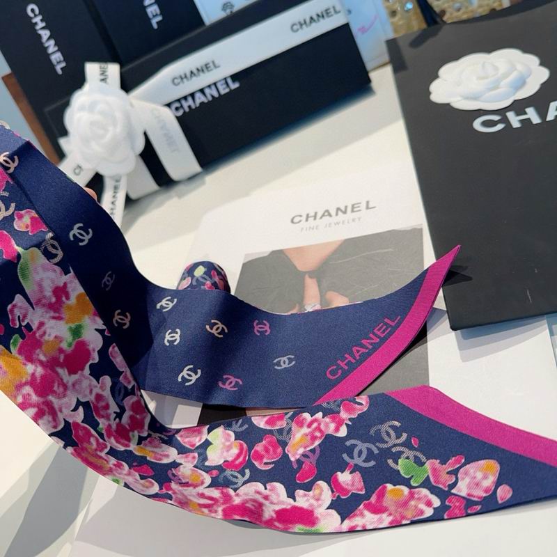Chanel silk ribbon 120X6cm E 04 (7)