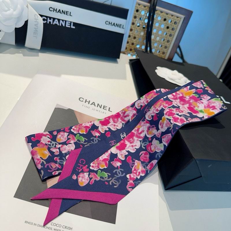 Chanel silk ribbon 120X6cm E 04 (8)