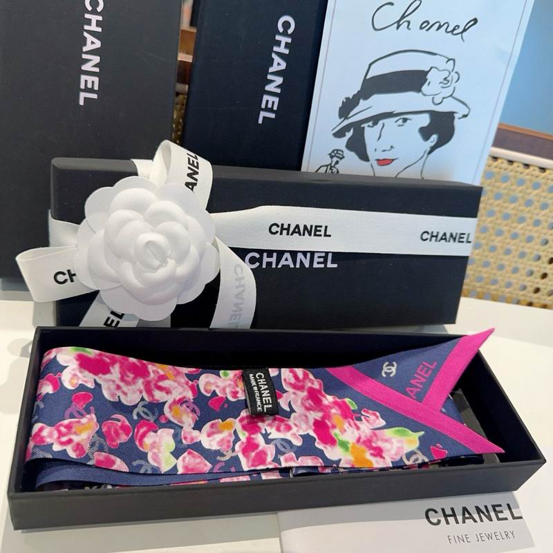 Chanel silk ribbon 120X6cm E 04 (9)