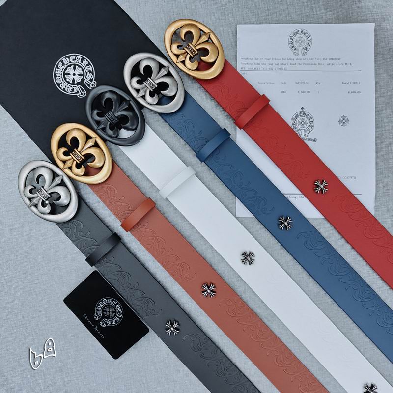 Chrome Hearts belt 38mmX90-125cm lb (47)