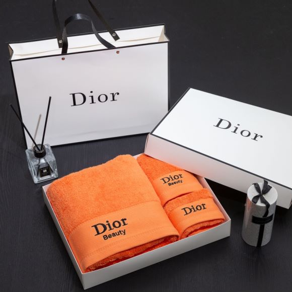 Dior 浴巾70X145cm 毛巾35X75cm 小方巾35X35cm  (3)