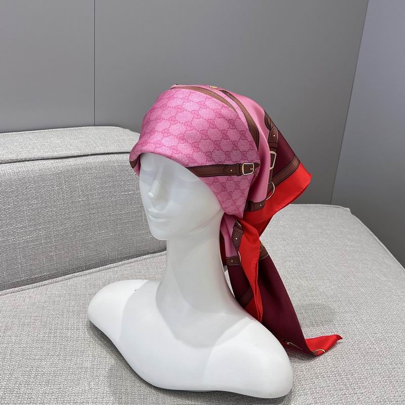 Gucci silk scarf 90X90cm E49 (8)