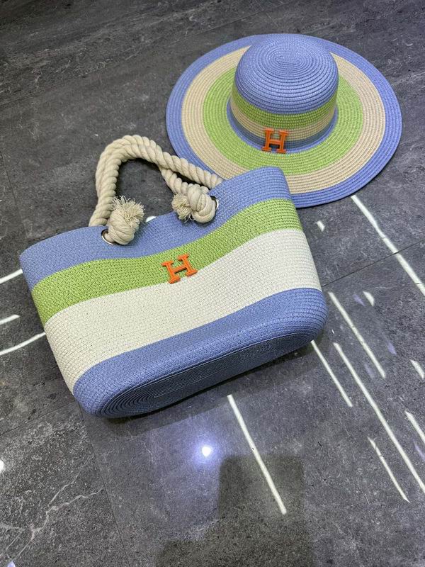 Hermes beach bag Hat dx (50)