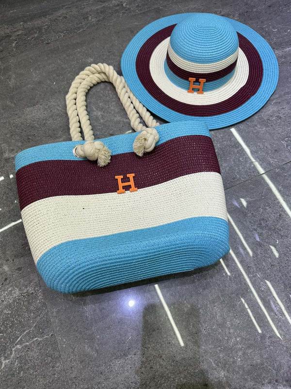 Hermes beach bag Hat dx (52)