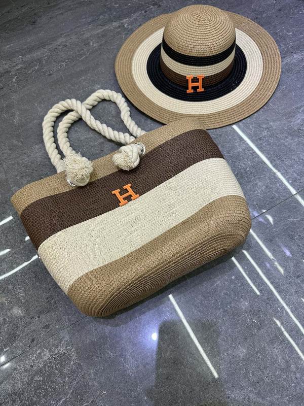Hermes beach bag Hat dx (54)