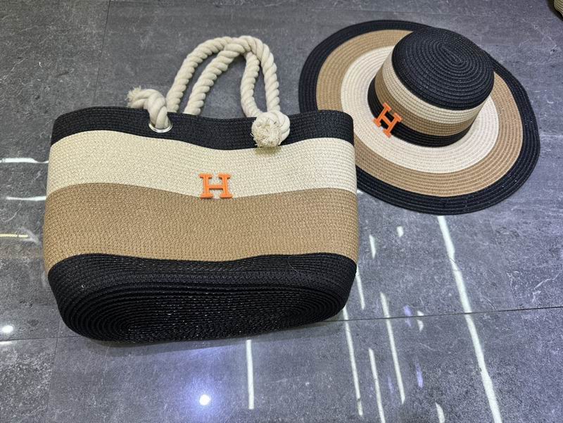 Hermes beach bag Hat dx (55)