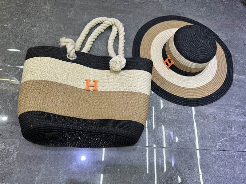 Hermes beach bag Hat dx (56)