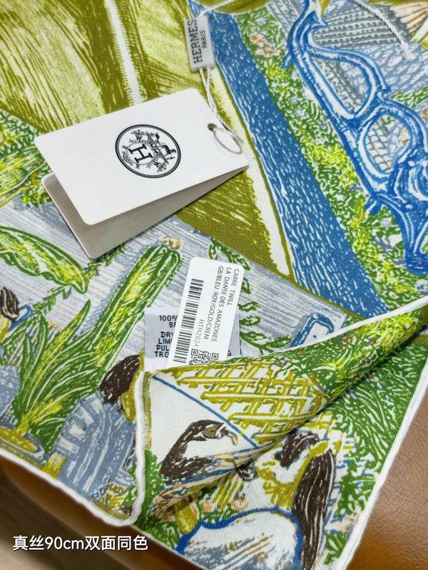 Hermes silk Scarf 90X90cm E30 (31)