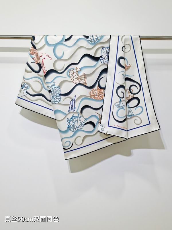 Hermes silk Scarf 90X90cm E34 (12)