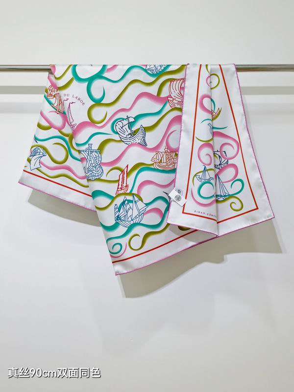 Hermes silk Scarf 90X90cm E34 (21)