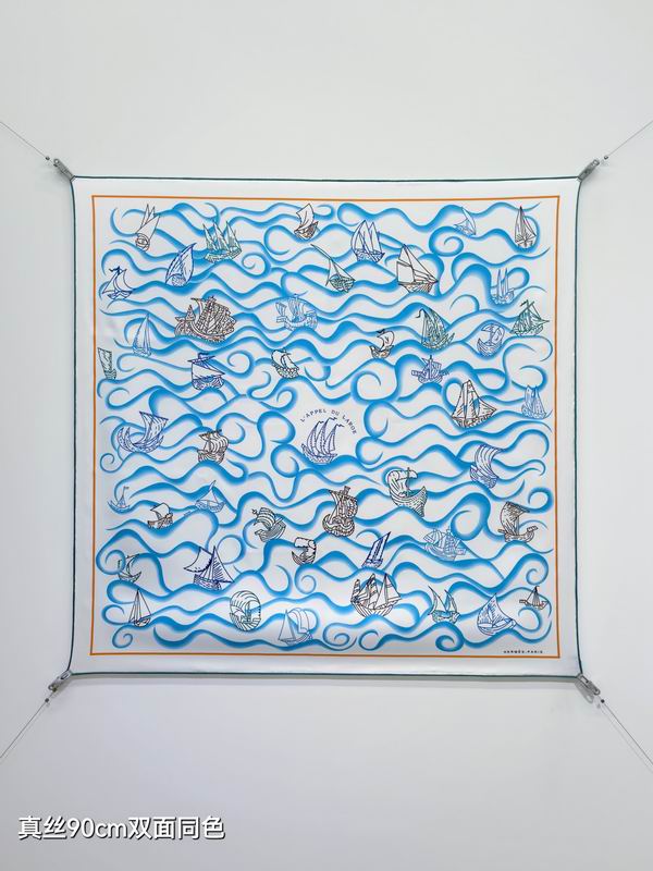 Hermes silk Scarf 90X90cm E34 (35)