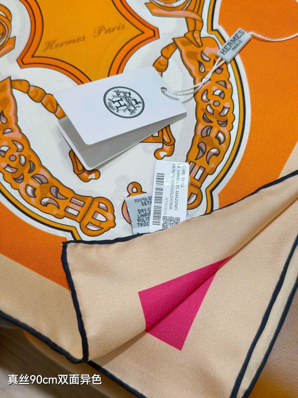 Hermes silk Scarf 90X90cm E37 (20)