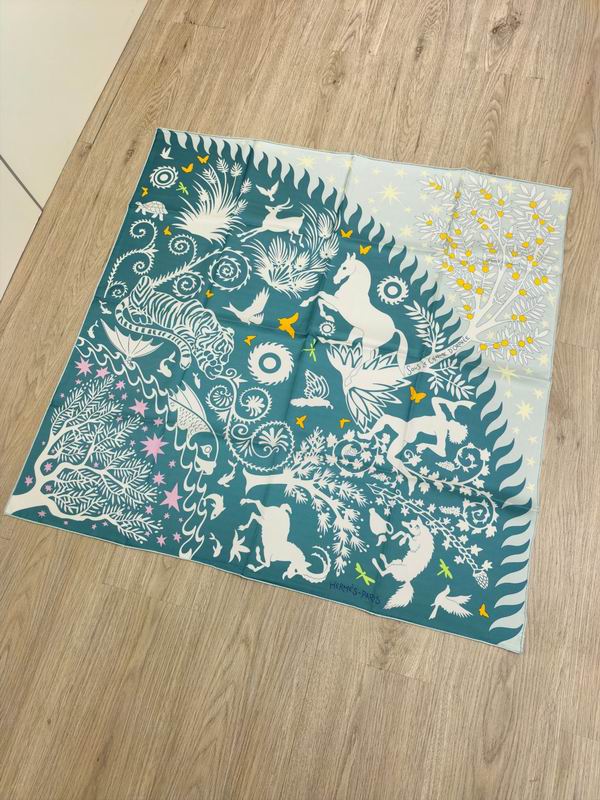 Hermes silk Scarf E (12)