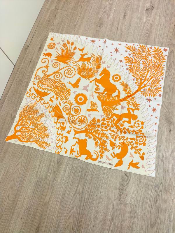 Hermes silk Scarf E (14)