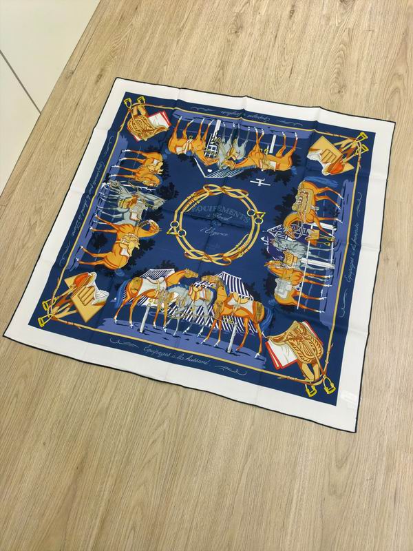 Hermes silk Scarf E (17)