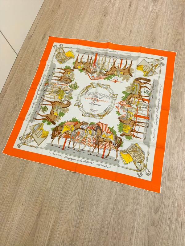 Hermes silk Scarf E (18)