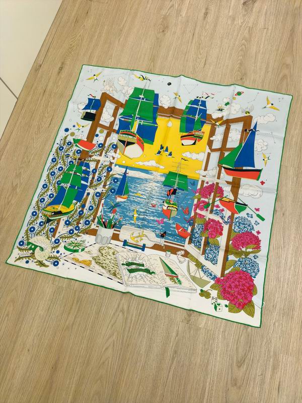 Hermes silk Scarf E (20)