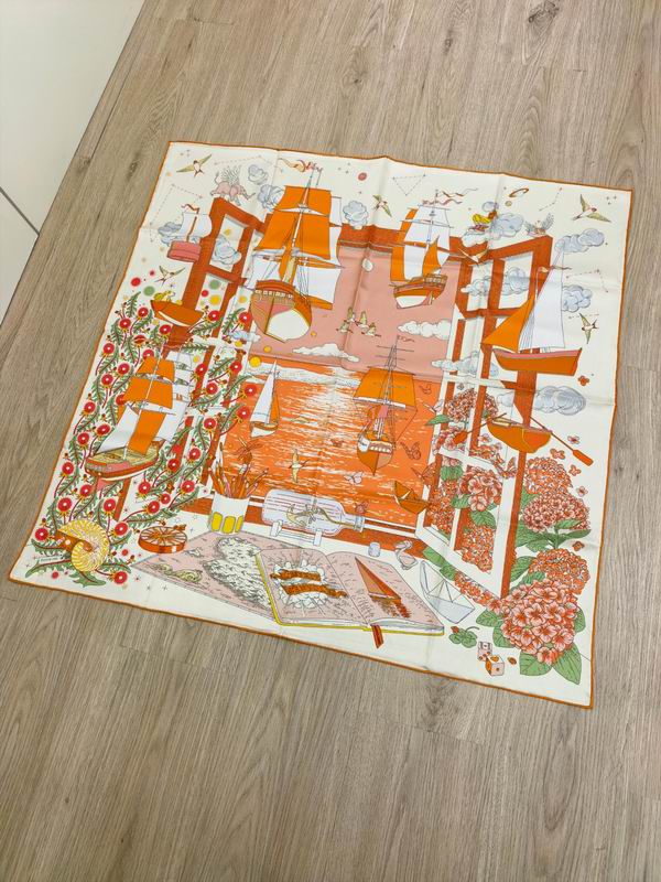 Hermes silk Scarf E (22)