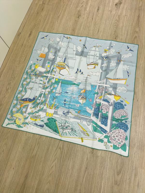 Hermes silk Scarf E (23)