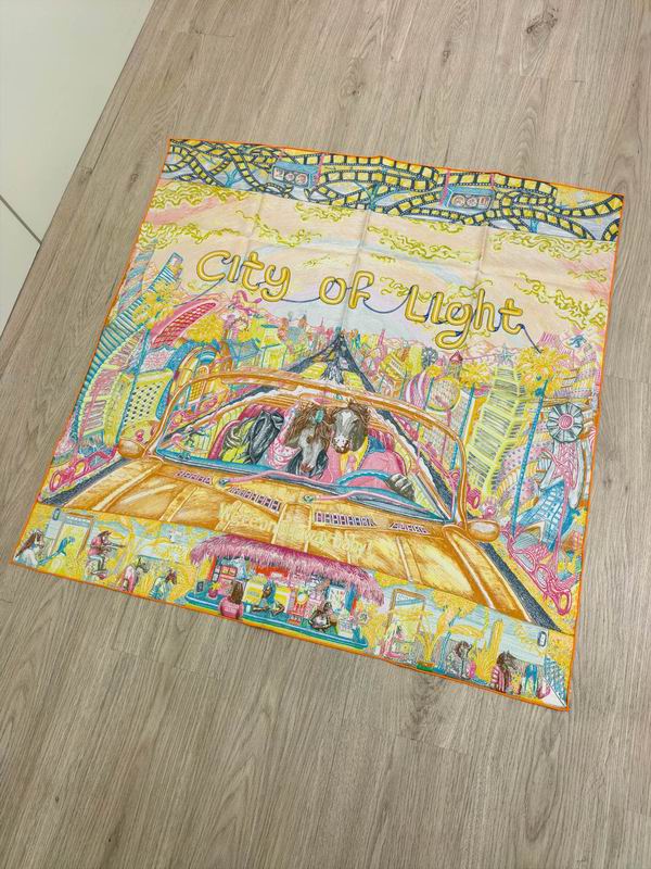 Hermes silk Scarf E (24)