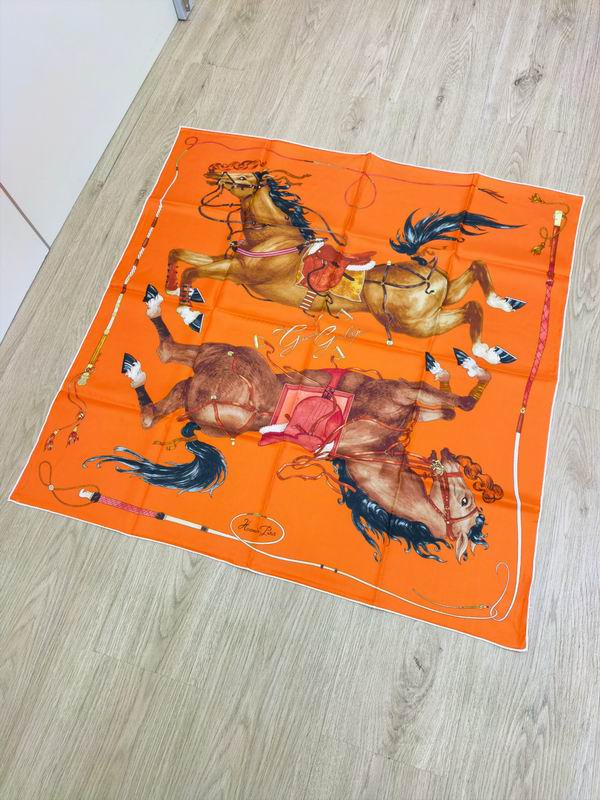 Hermes silk Scarf E (6)