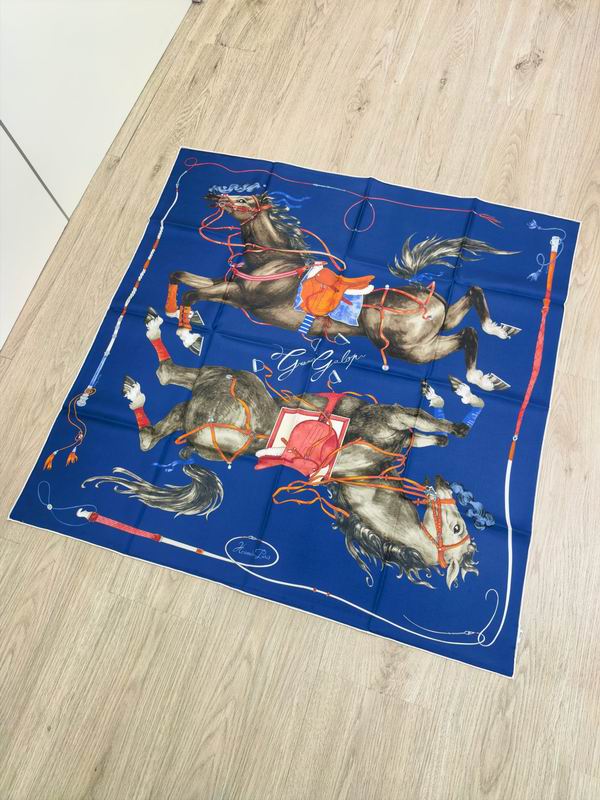 Hermes silk Scarf E (9)
