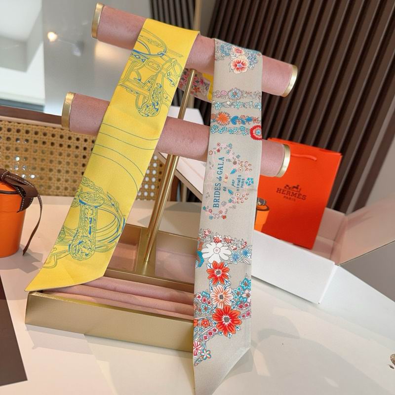 Hermes silk ribbon 5X86.5cm E12 (19)