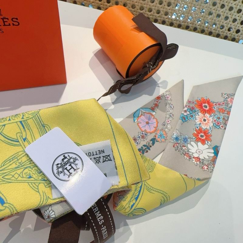 Hermes silk ribbon 5X86.5cm E12 (22)